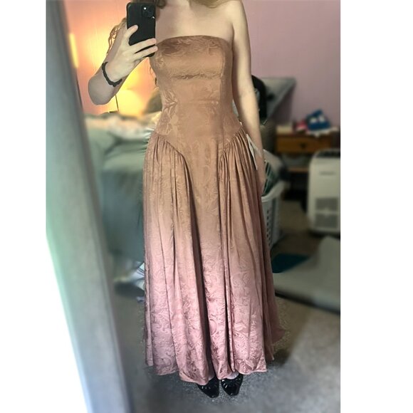 Azazie Milla Rosewood Maxi Dress, NWT (Size 4) - Picture 3 of 8